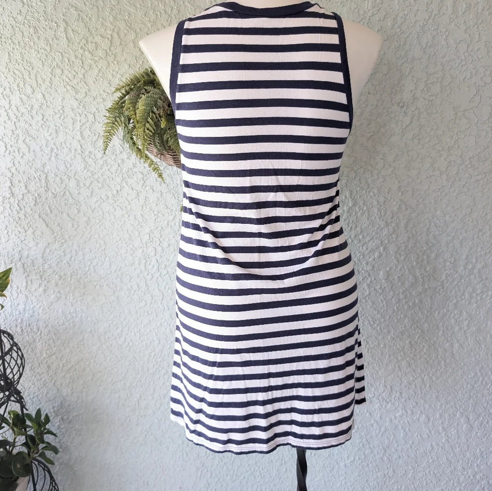 KATE SPADE New York LOOK‎ ON THE BRIGHT SIDE Lemon + Stripe Pajama Gown size m